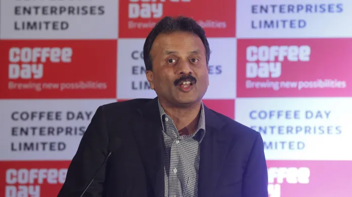Zakladatel společnosti Café Coffee Day V. G. Siddhartha (na snímku z roku 2015)