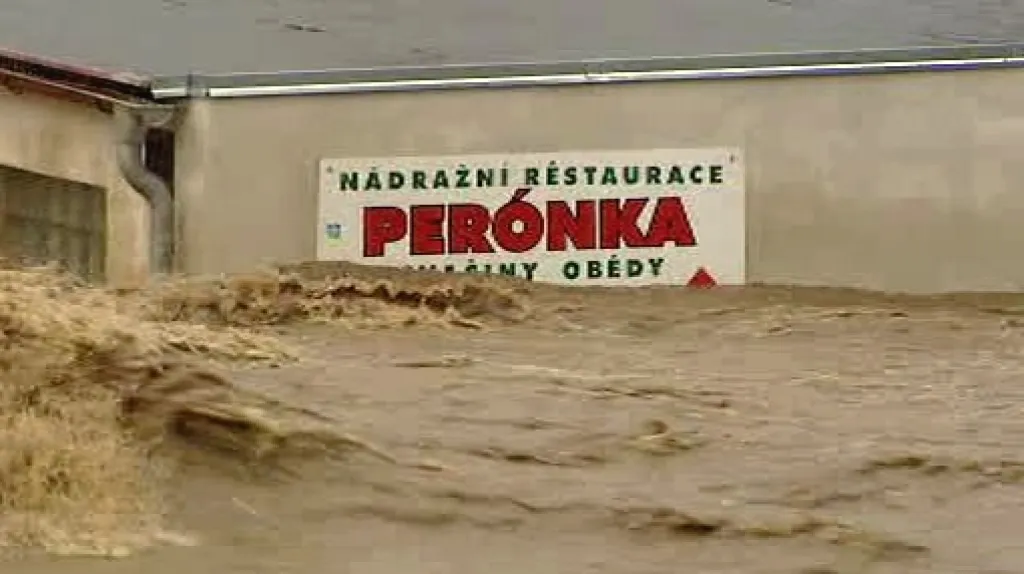 Zaplavená restaurace