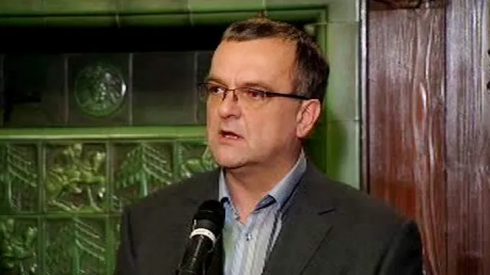 Ministr financí a 1. místopředseda TOP 09 Miroslav Kalousek