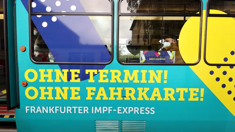 Očkovací kampaň ve Frankfurtu nad Mohanem