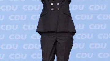 Angela Merkelová na sjezdu CDU