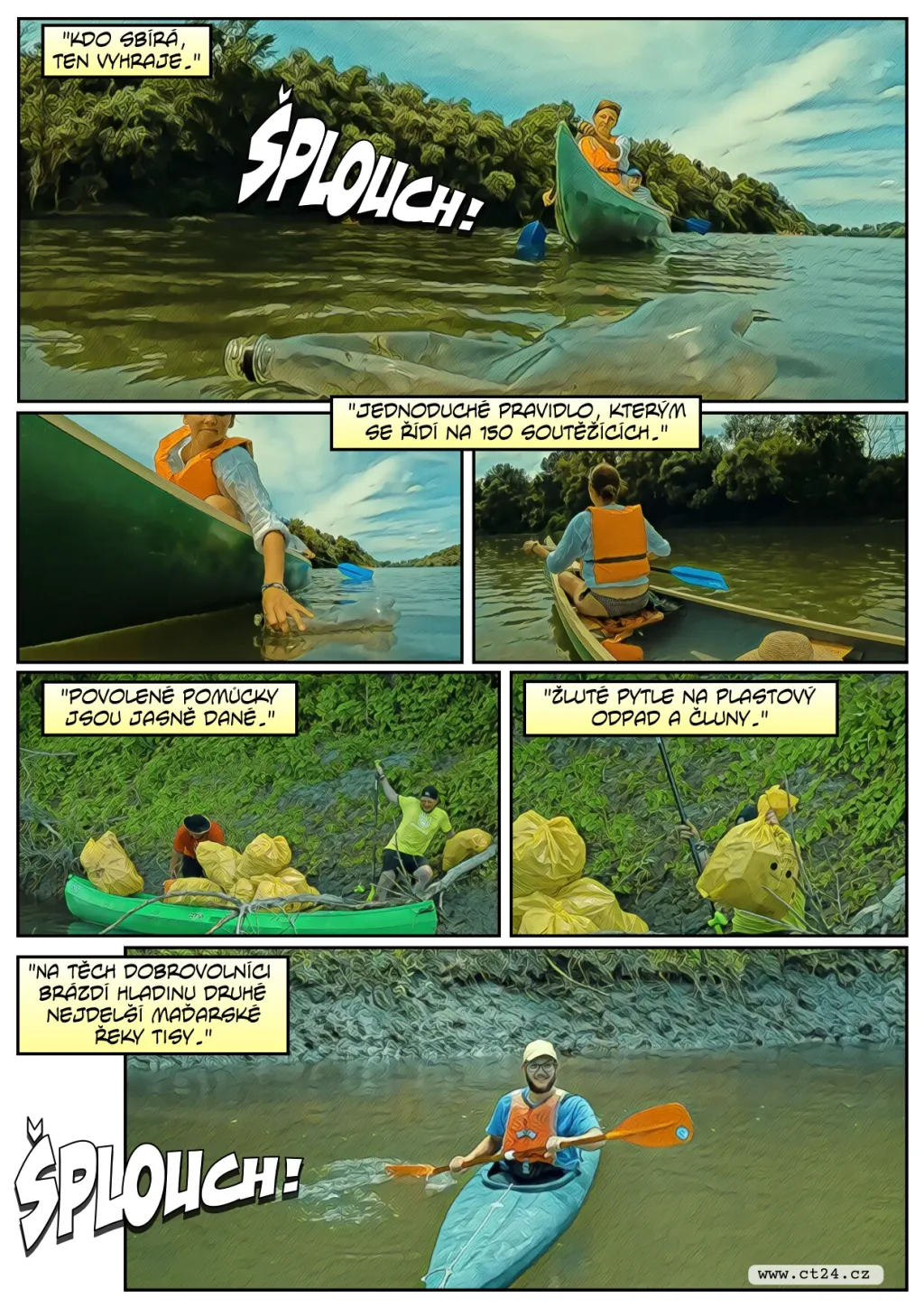 Závodníci na Tise sesbírali za posledních deset let 330 tun plastového odpadu