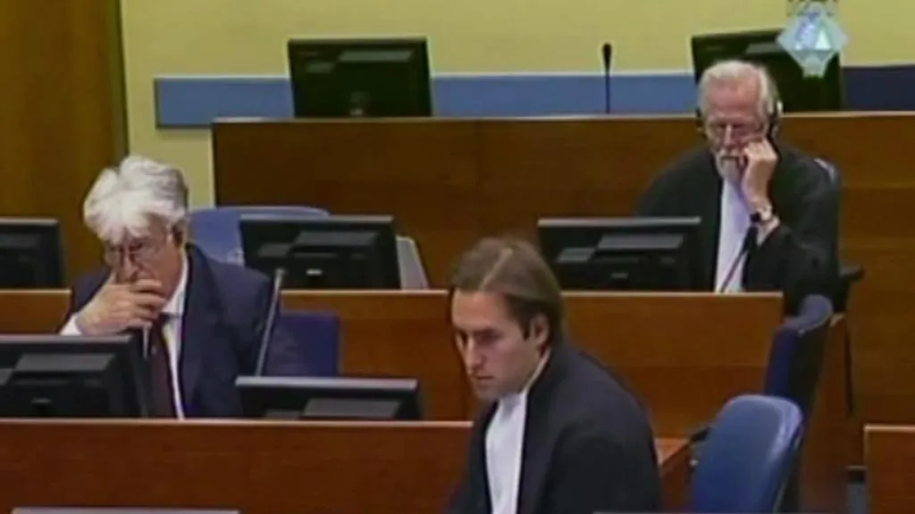 Sladojević v roli obhájce, Karadžić jako jeho klient