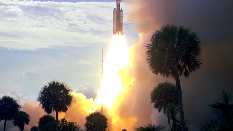 Americká planetární sonda Viking 1 byla vyslána k Marsu 20. srpna 1975 pomocí nosiče Titan IIIE Centaur z kosmodromu Eastern Test Range na Floridě