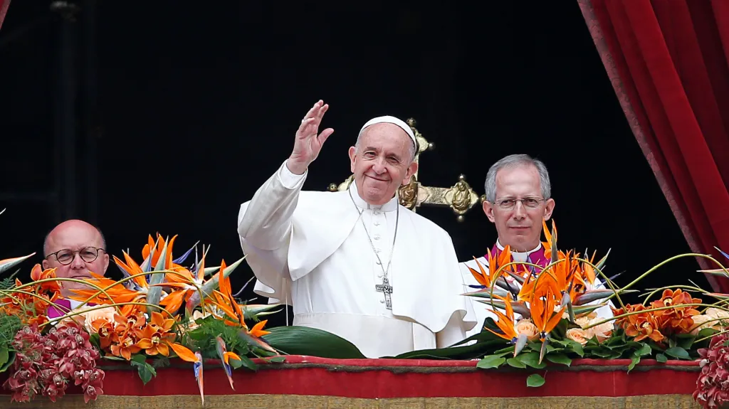 Papež František při poselství Městu a světu