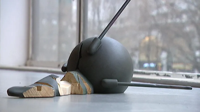 Z výstavy Jana Merty Mým Pražanům k šedesátinám