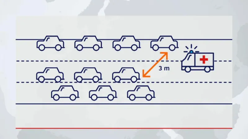 Ulička pro průjezd záchranky