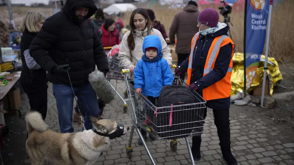 Uprchlíci na polsko-ukrajinské hranici