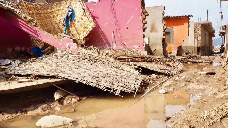 Následky povodní v severní části Peru