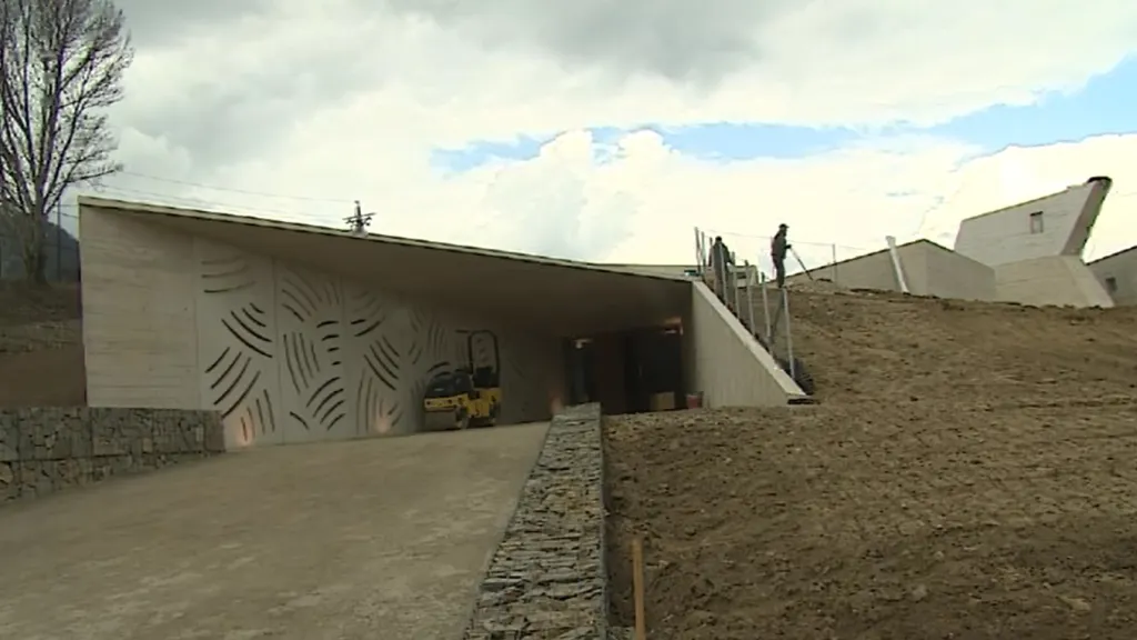 Budova nového archeoparku