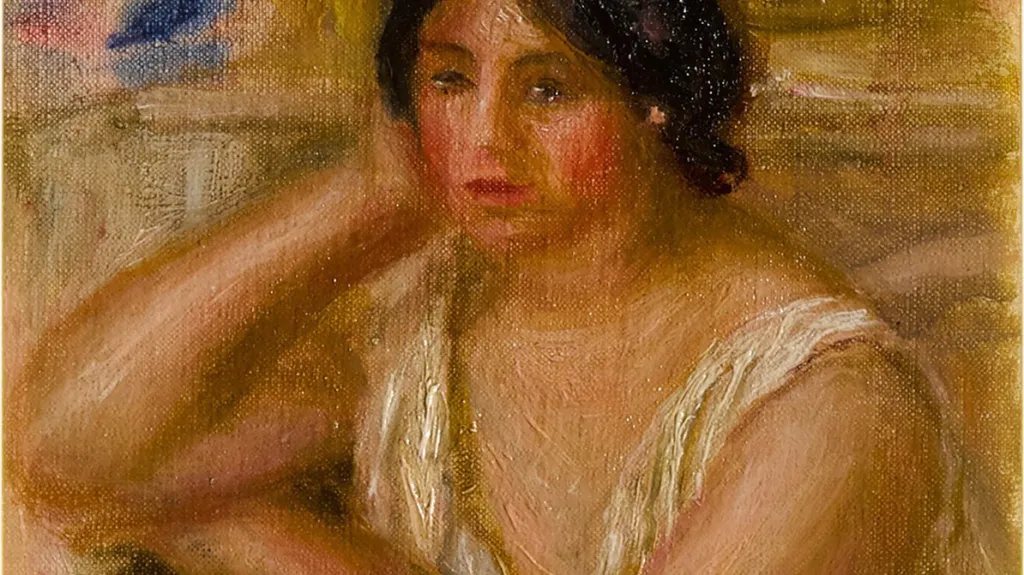 Obraz Gabrielle od Renoira, kterému je podobný sporný Portrét ženy