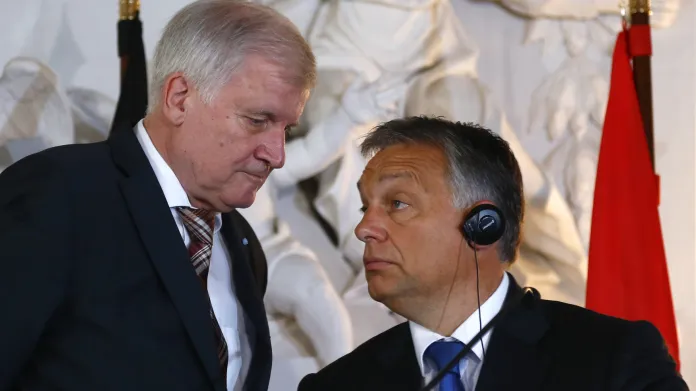 Horst Seehofer a Viktor Orbán