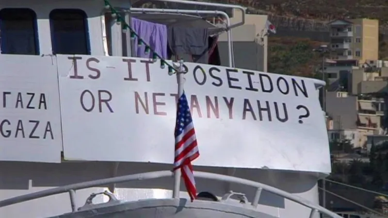 Plavidlo mezinárodní flotily pro Gazu