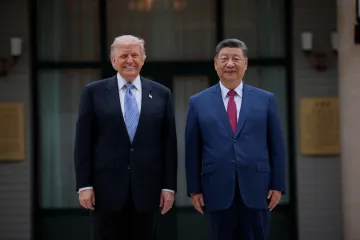 Trump zakončí dvoudenní návštěvu Číny, poobědvá se Si Ťin-pchingem