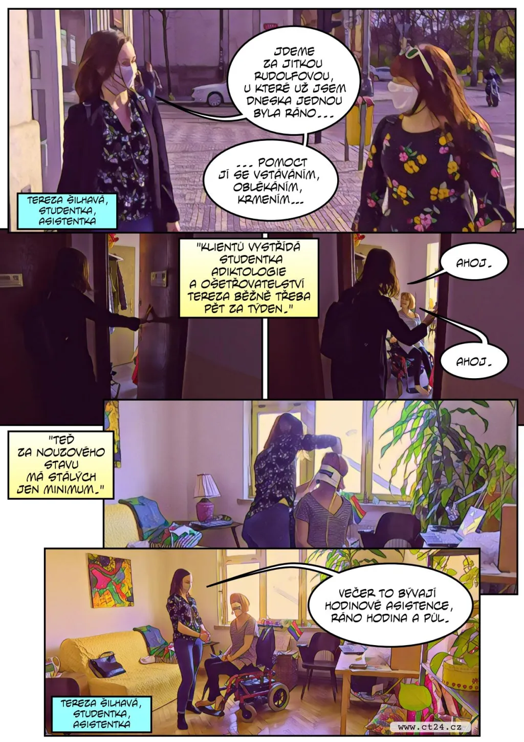 Asistenti v době koronaviru