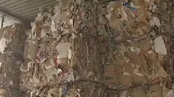 Sklad papírového odpadu