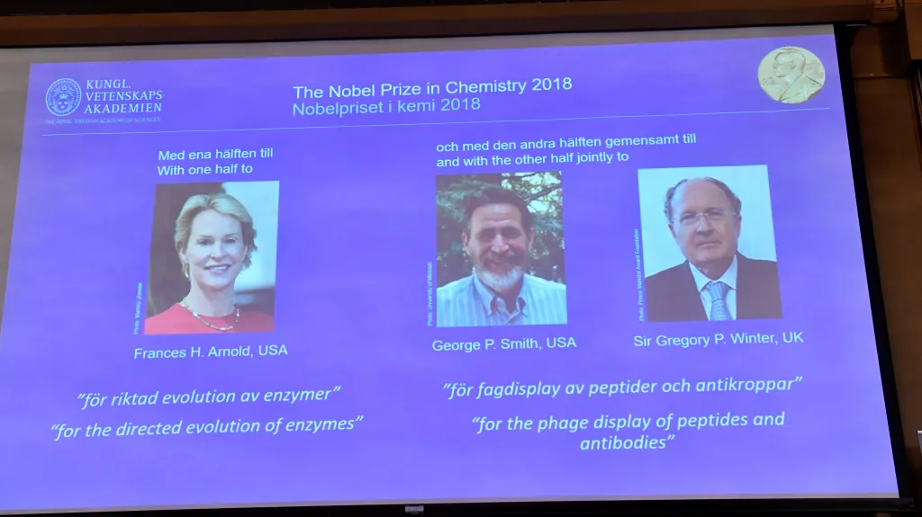 Nobelovy ceny za chemii 2018