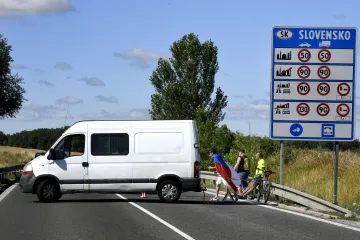 Hraniční přechod Sudoměřice-Skalica blokovali protestující proti opatřením