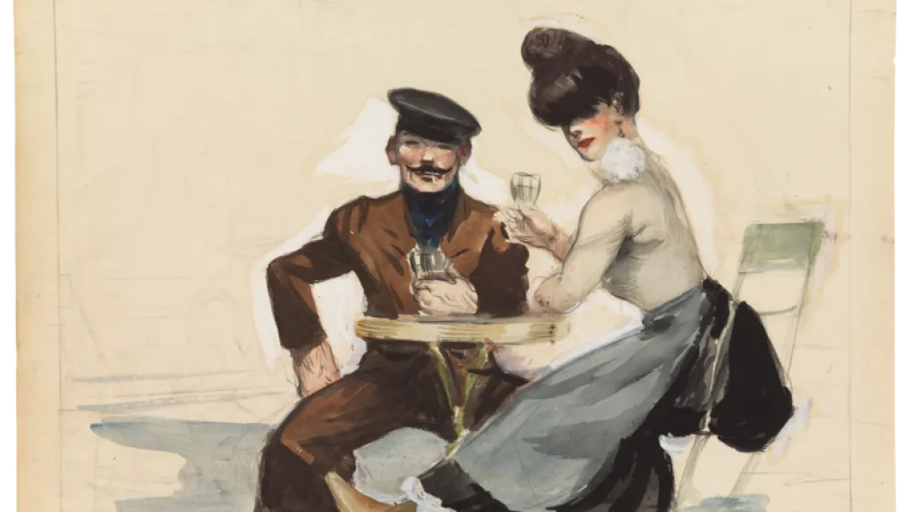 Edward Hopper / Couple Drinking