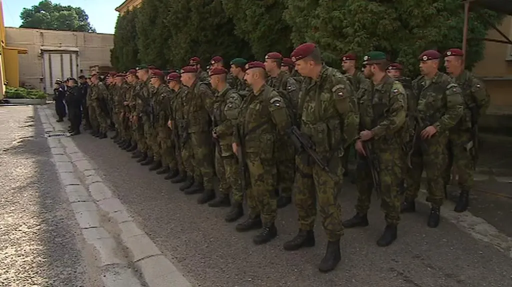 Cvičení armády v pohraničí