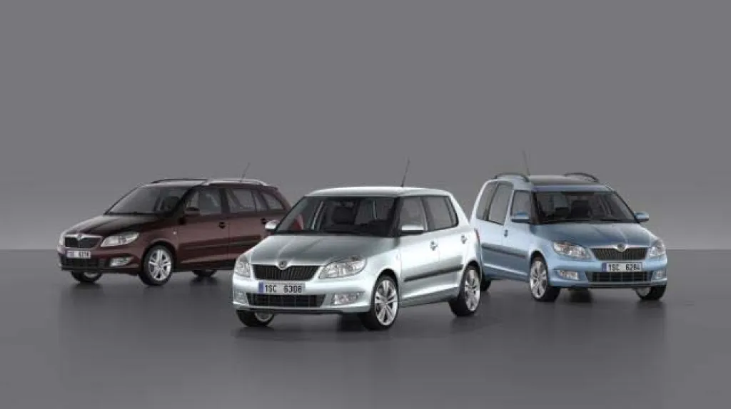 Faceliftované vozy Škoda