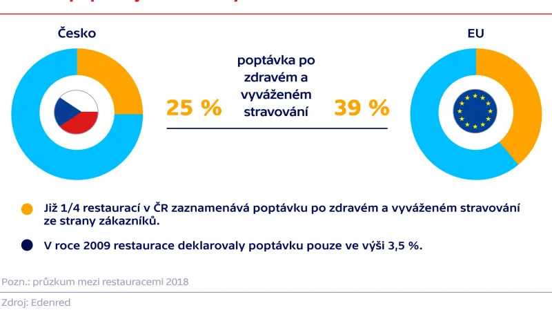 Jak Češi poptávají zdravé a vyvážené stravování