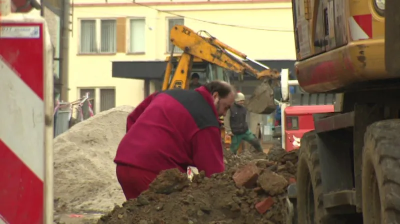 Oprava Komenského ulice v Přešticích