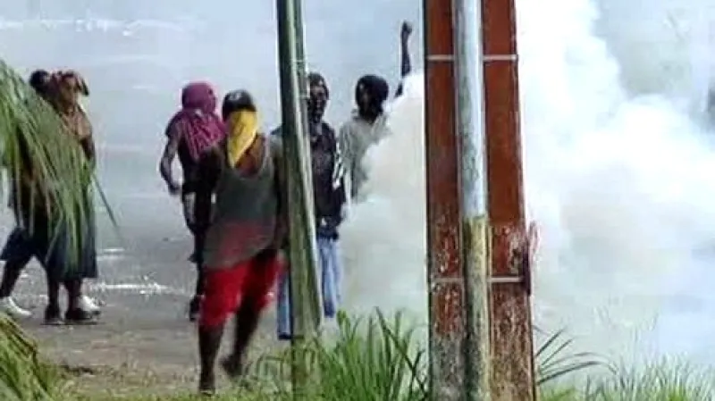 Demonstrace na Guadeloupe