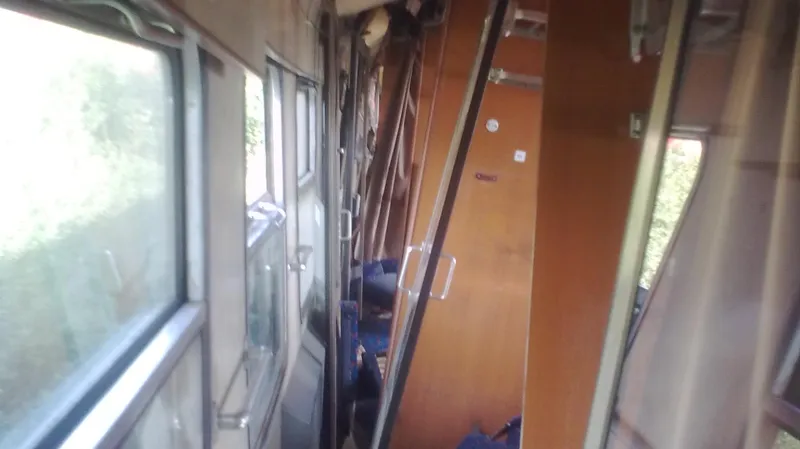 V Horažďovicích se srazily dva rychlíky