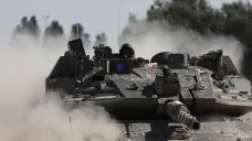 Izraelský tank v akci