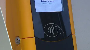 Nový automat na jízdenky, tzv. validátor
