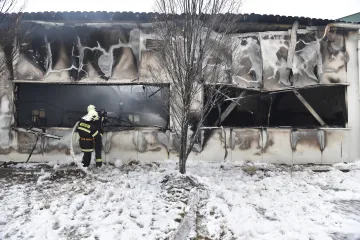 Vyšetřování požáru v Židlochovicích: mohla ho způsobit horkovzdušná pistole