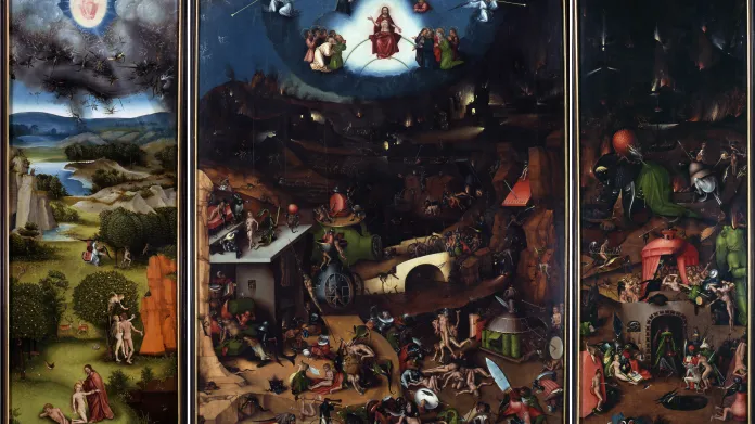 Lucas Cranach / Poslední soud, kopie obrazu Hieronyma Bosche, kolem r. 1524