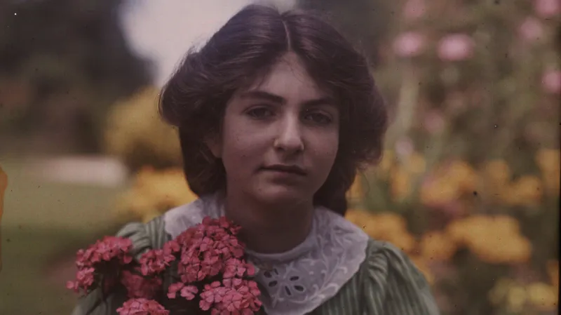 Jedna z prvních barevných fotografií vyrobená autochromatickým procesem