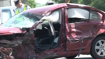 Řidič osobního vozu nehodu nepřežil