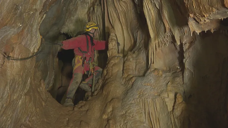 Speleologové objevili další dómy v Moravském krasu
