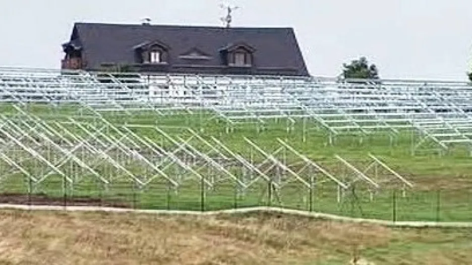 Fotovoltaická elektrárna v Moldavě