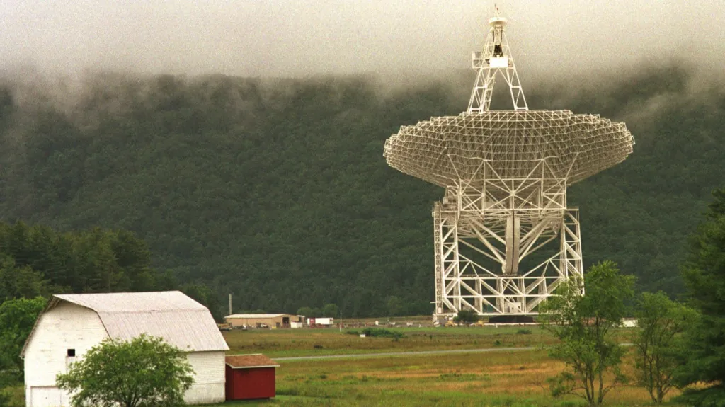 Obří teleskop v Green Bank