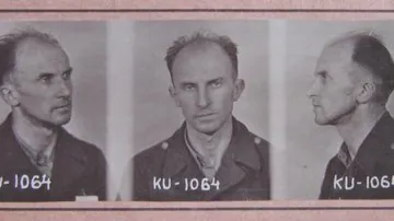 Tomáš Sedláček - vězeňská fotografie z roku 1952