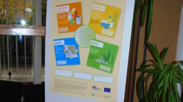 Informační leták na třídění odpadu