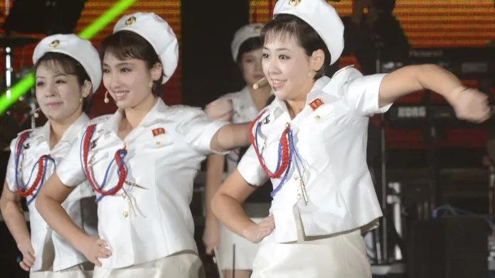 Severokorejská dívčí kapela Moranbong