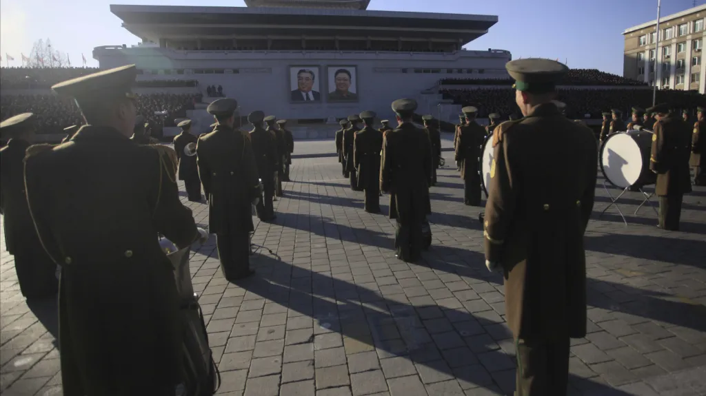 Ceremoniál v Pchjongjangu