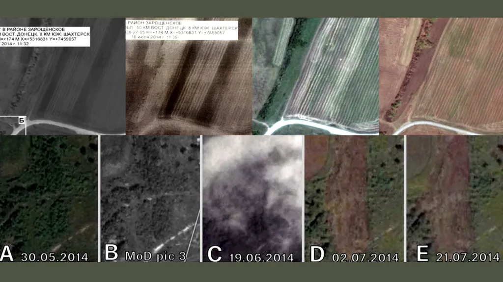 Skupina Bellingcat analyzovala ruské satelitní snímky z Ukrajiny
