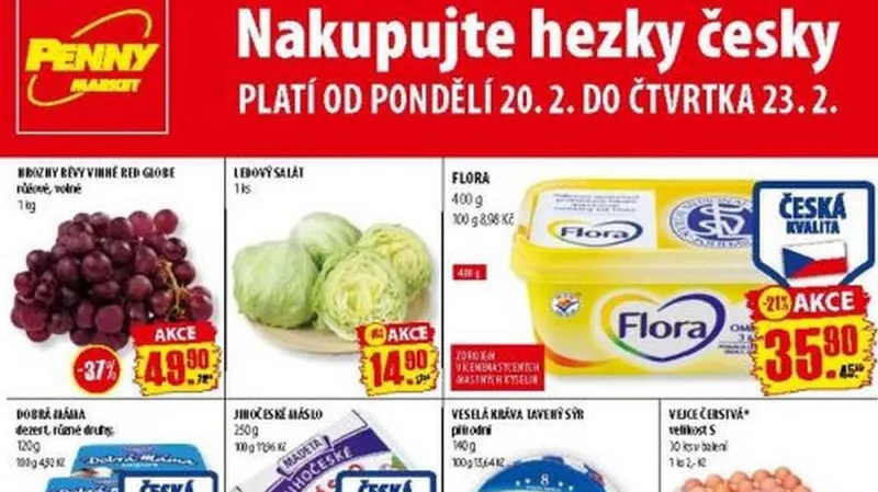 Leták obchodů Penny Market