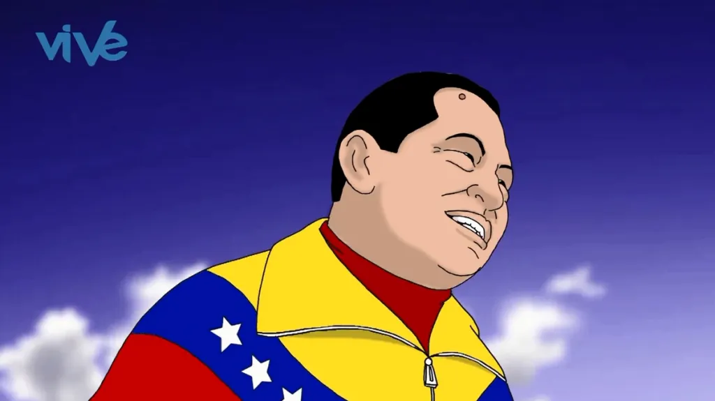Klip o nanebevzetí Huga Cháveze