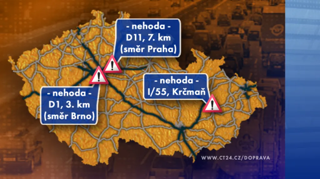 Dopravní situace v úterý 9. 9. 2008