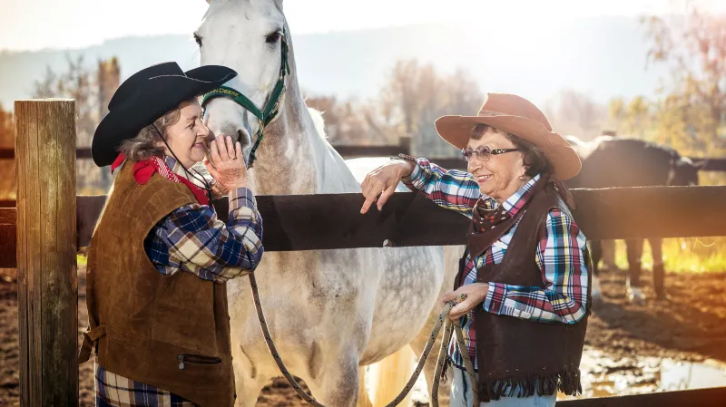 Fotografie z kalendáře mosteckých seniorů