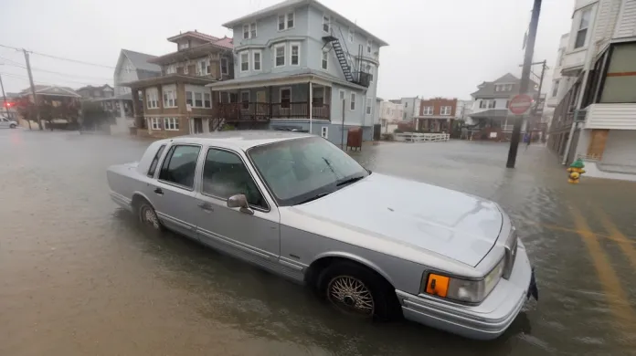 Hurikán Sandy udeřil na Atlantic City