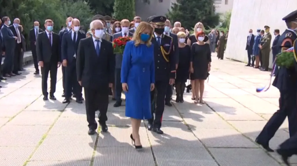 Prezidentka Zuzana Čaputová na oslavách výročí SNP