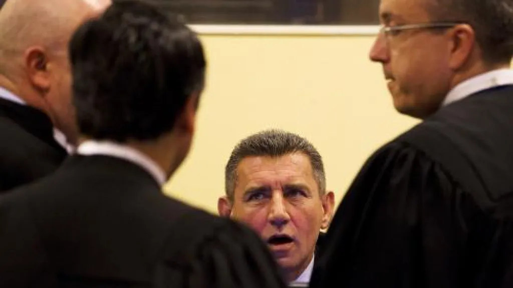 Ante Gotovina před tribunálem v Haagu